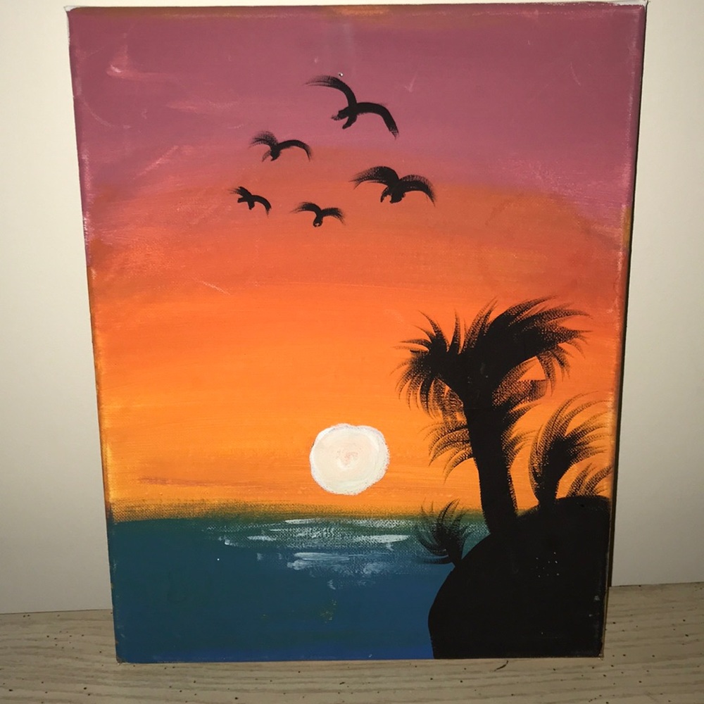 Sunset painting